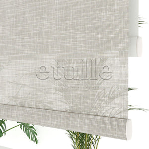 Mink Patterned Double Roller Blind | Dauphine
