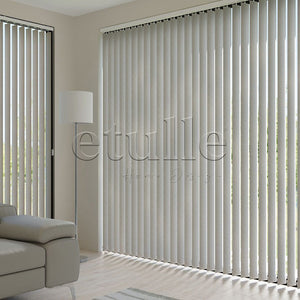 Mink Plain Fabric Vertical Blinds | Brodie