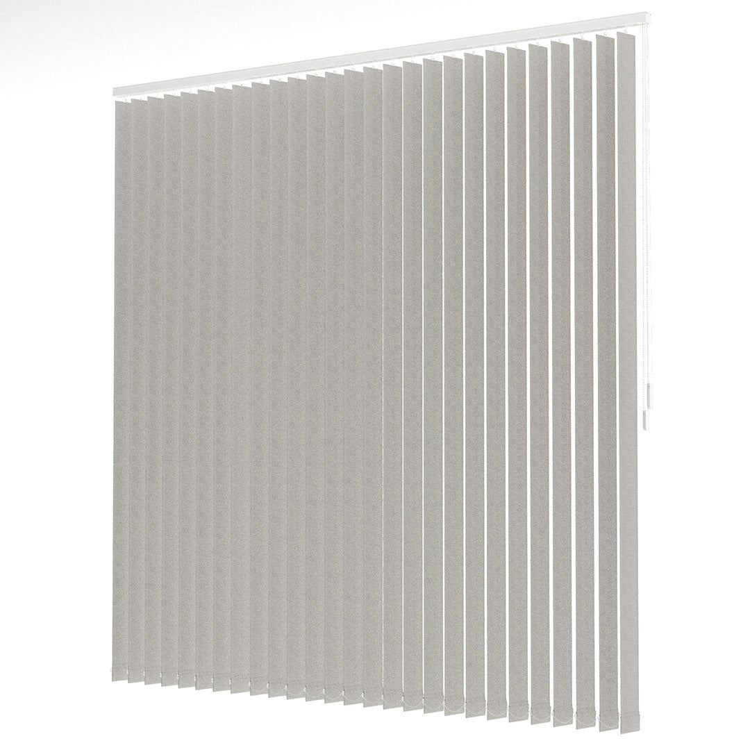 Mink Plain Fabric Vertical Blinds | Brodie