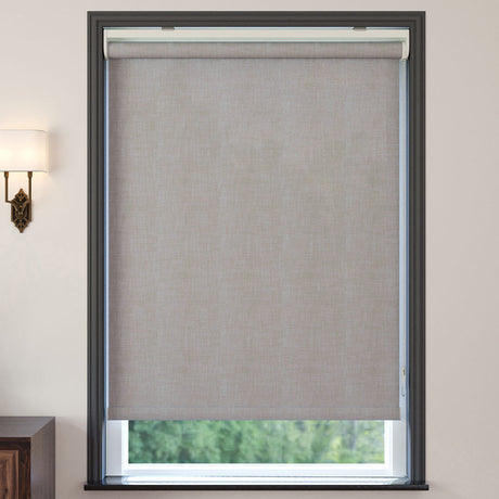 Mink Matte Linen Roller Blinds | brodie