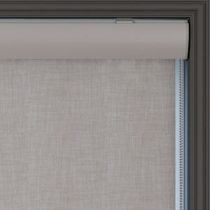 Mink Matte Linen Roller Blinds | brodie