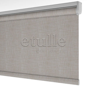 Mink Matte Linen Roller Blinds | brodie