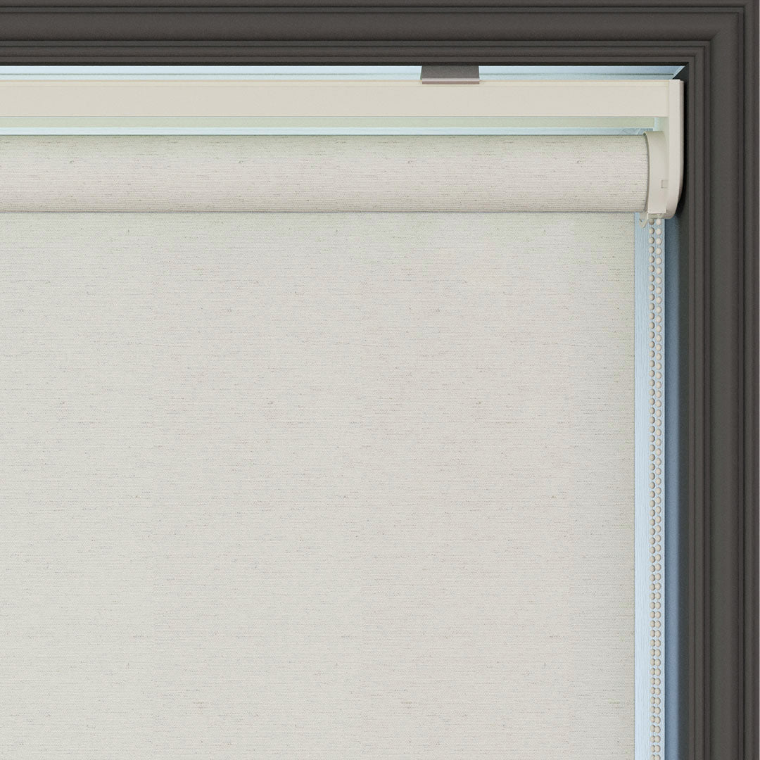 Mink Matte Linen Roller Blinds | cascade
