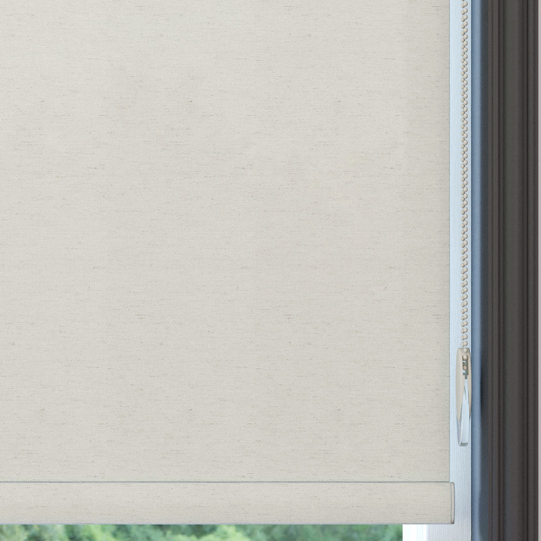 Mink Matte Linen Roller Blinds | cascade