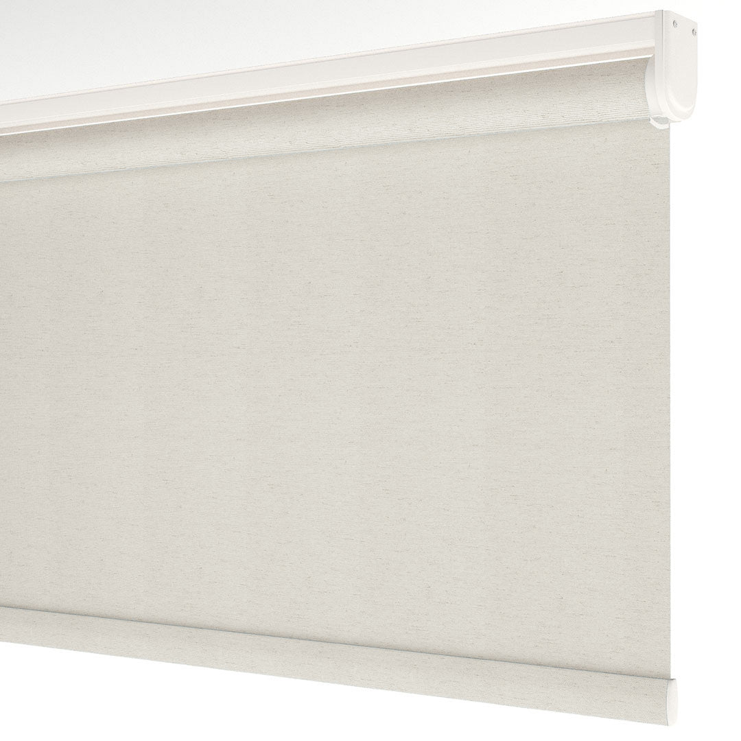 Mink Matte Linen Roller Blinds | cascade