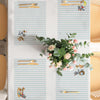 Tom And Jerry Striped Kumaş Amerikan Servis 4'lü Set 35X50CM
