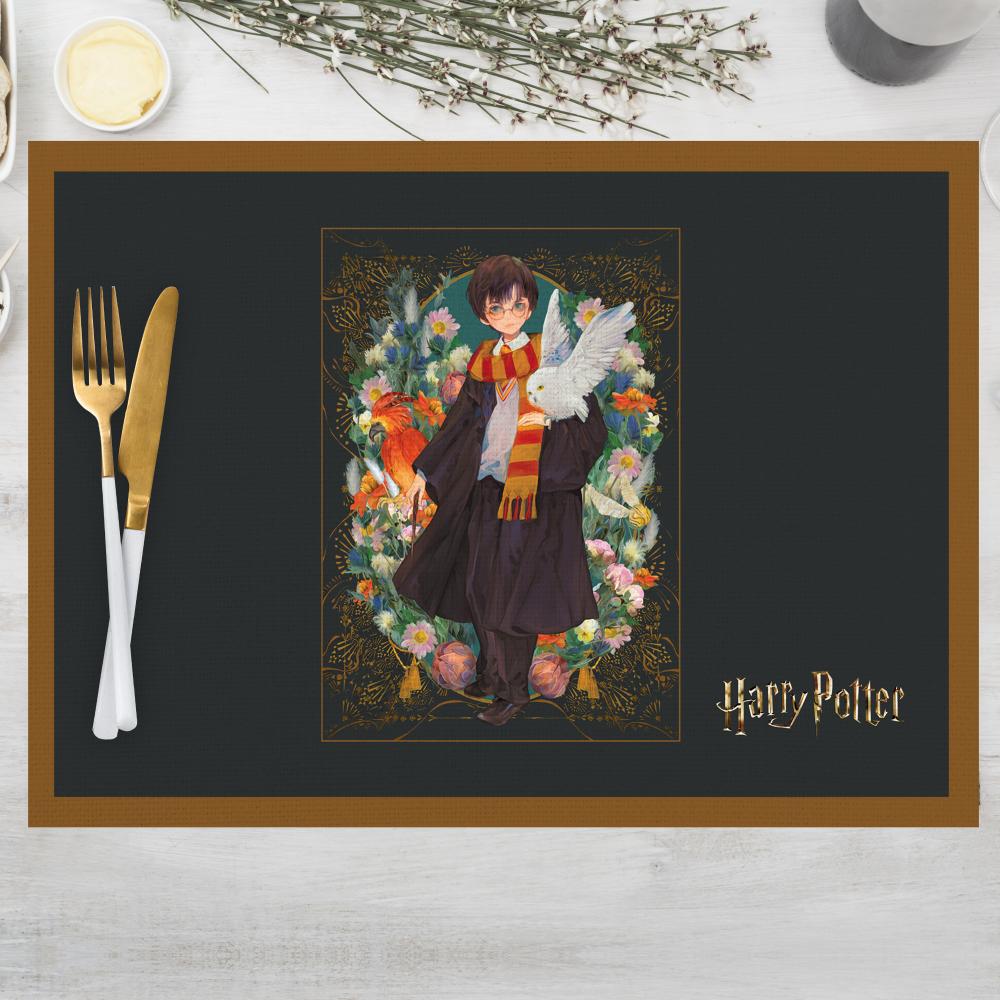 Harry Potter Hedwig ve Phoenix İllüstrasyonlu 4 lü Set (30x50)