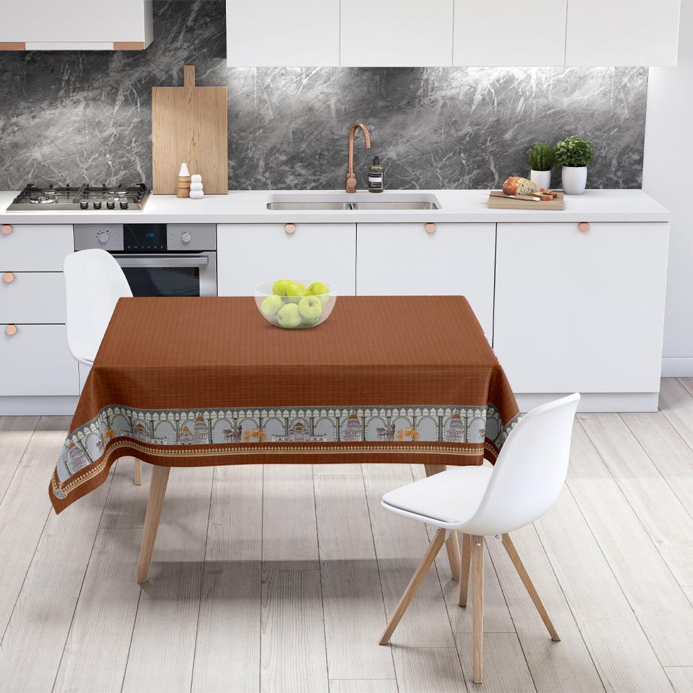 Kahverengi Masa Örtüsü 160x220CM