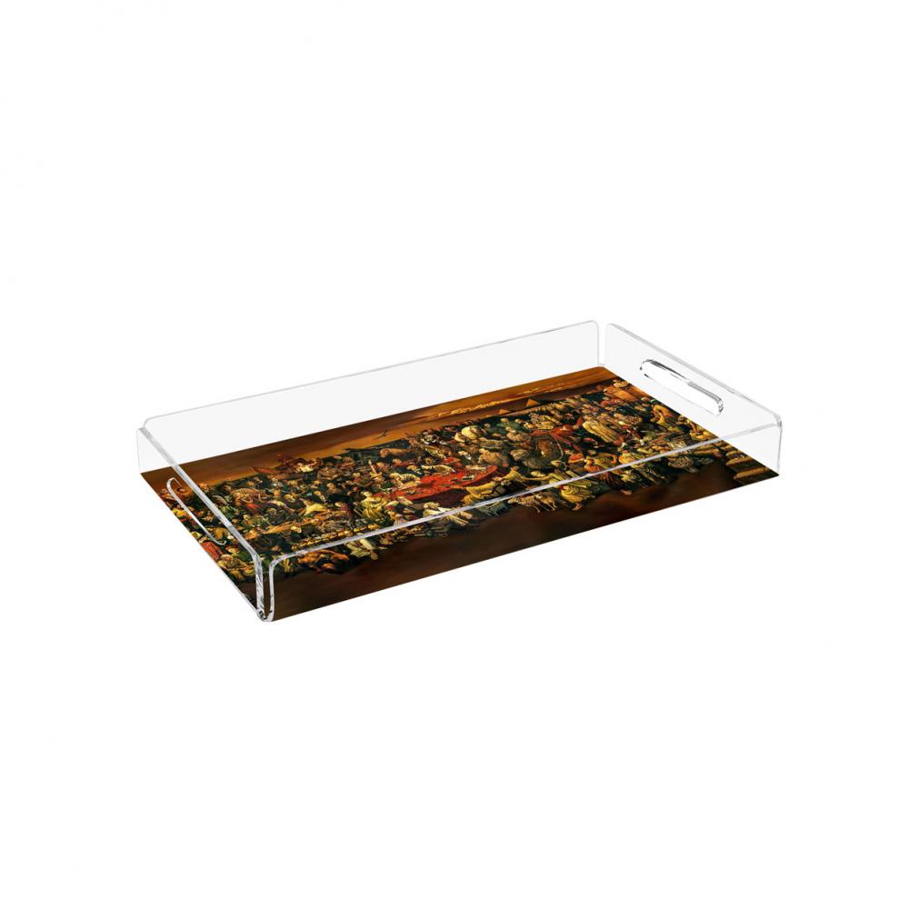 Dünyaca Ünlü İsimler Pleksi Tepsi - PT2119 - 40X24cm