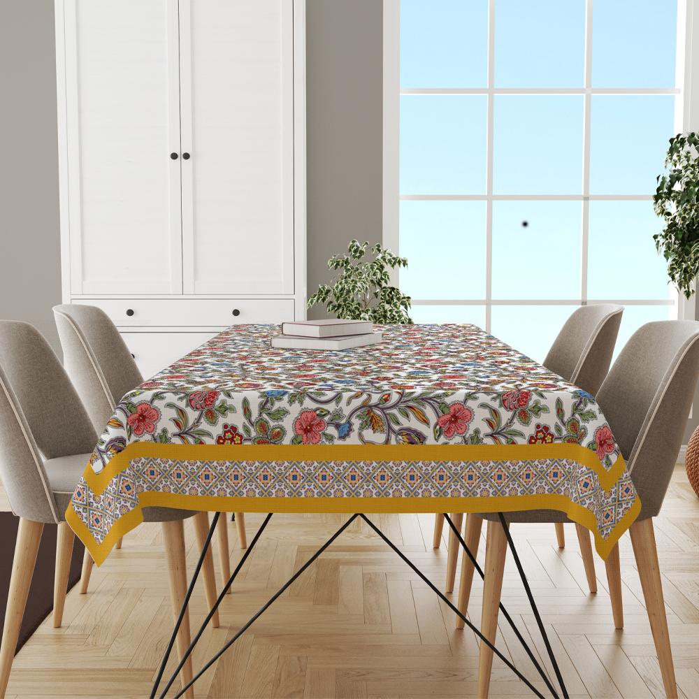 Colorful Flowers Masa Örtüsü 160x220CM