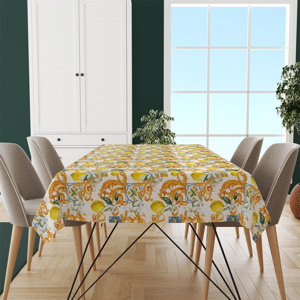 Limon Tasarımlı Masa Örtüsü 160x220CM