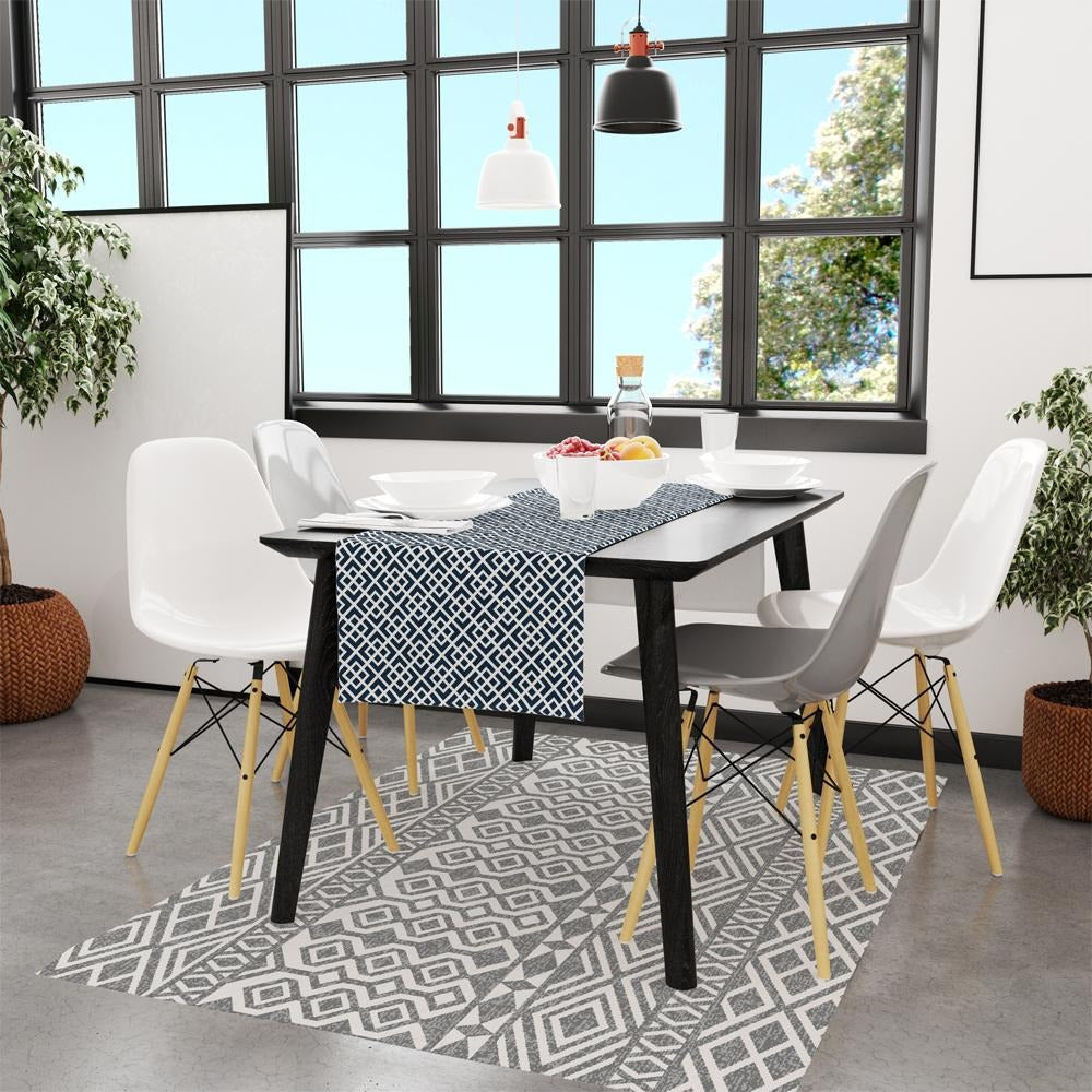 Mavi Geometrik Runner 140x45CM