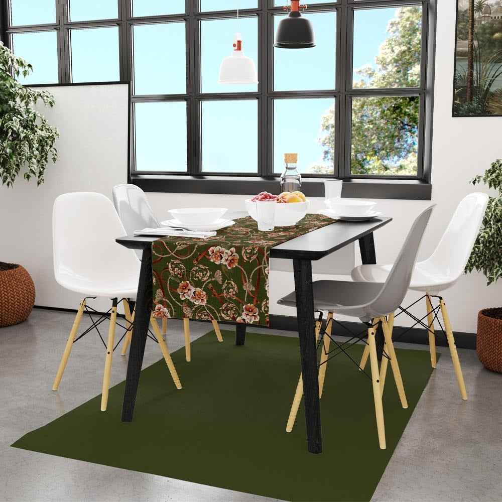 Green Daisy Runner 140x45CM