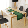 Yeşil Büst Detaylı Runner Örtüsü 140x45CM