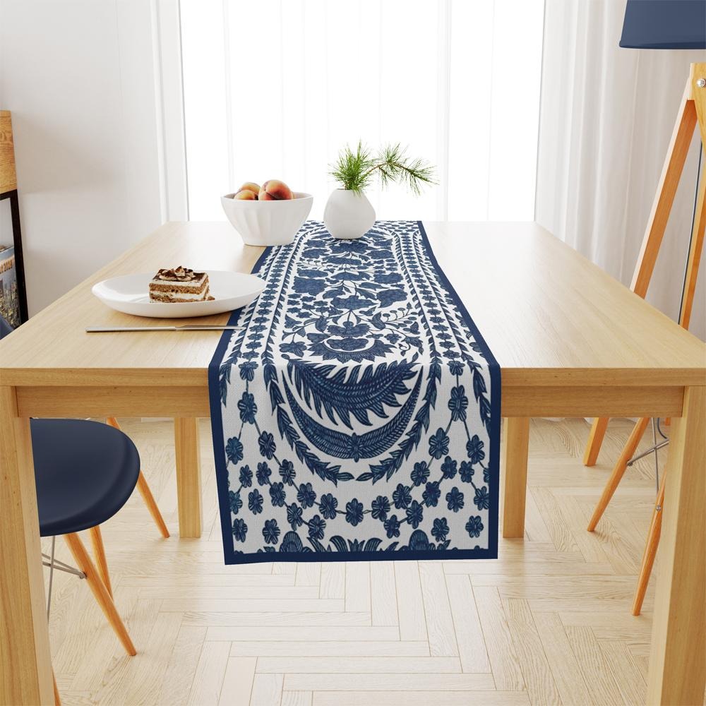Blue Daisy Runner 140x45CMv