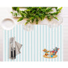 Tom And Jerry Striped Kumaş Amerikan Servis 4'lü Set 35X50CM
